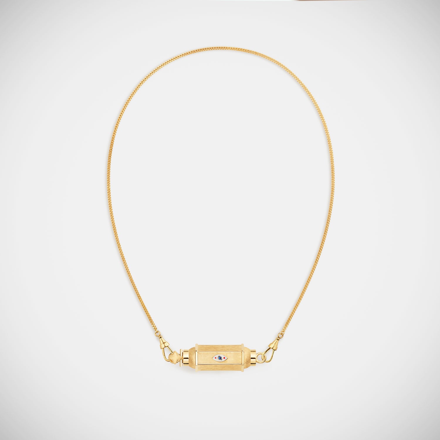 Marie Lichtenberg Staging Baby locket Evil Eye Baby Locket Necklace