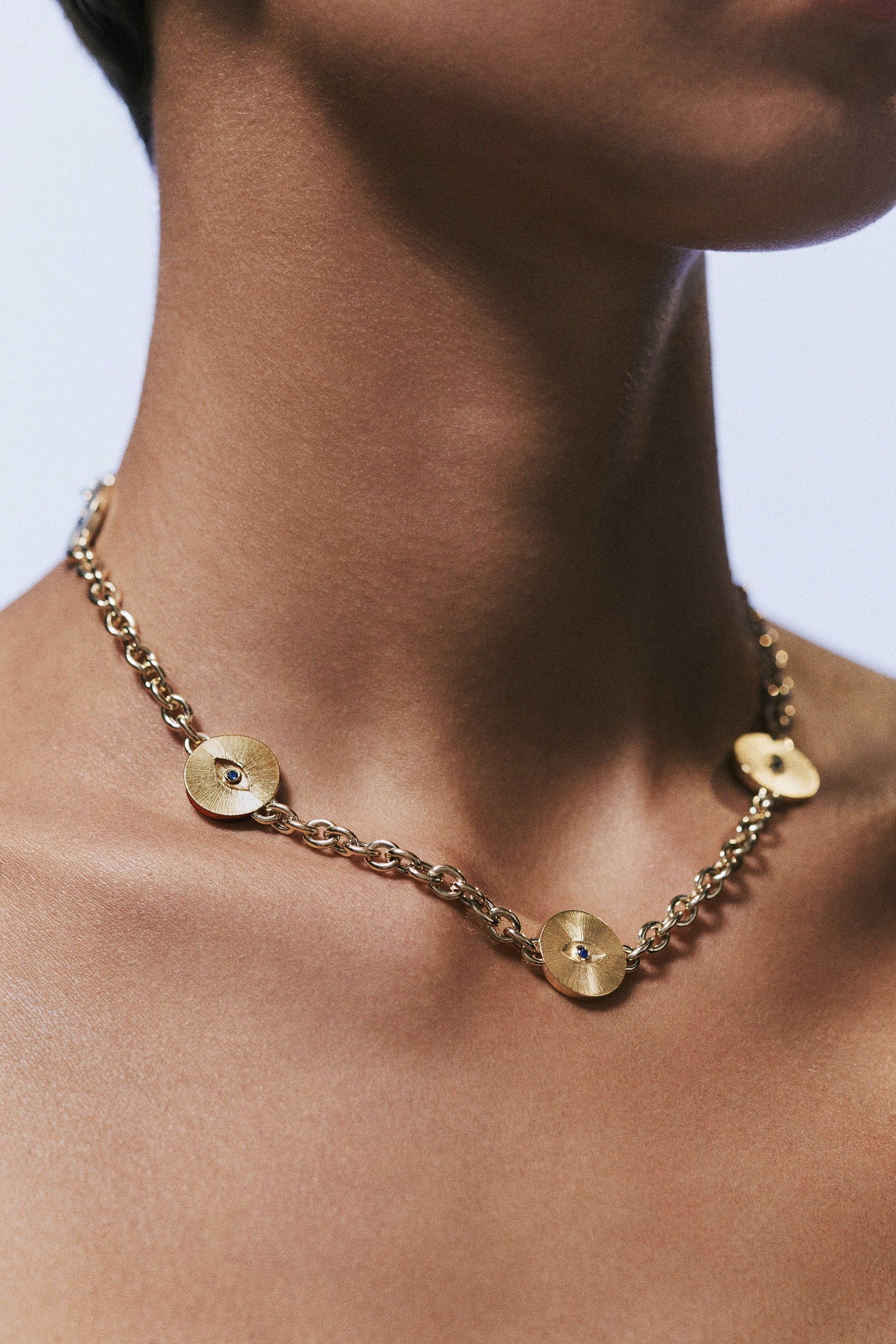 Marie Lichtenberg Staging Chain Evil eye chain 50cm