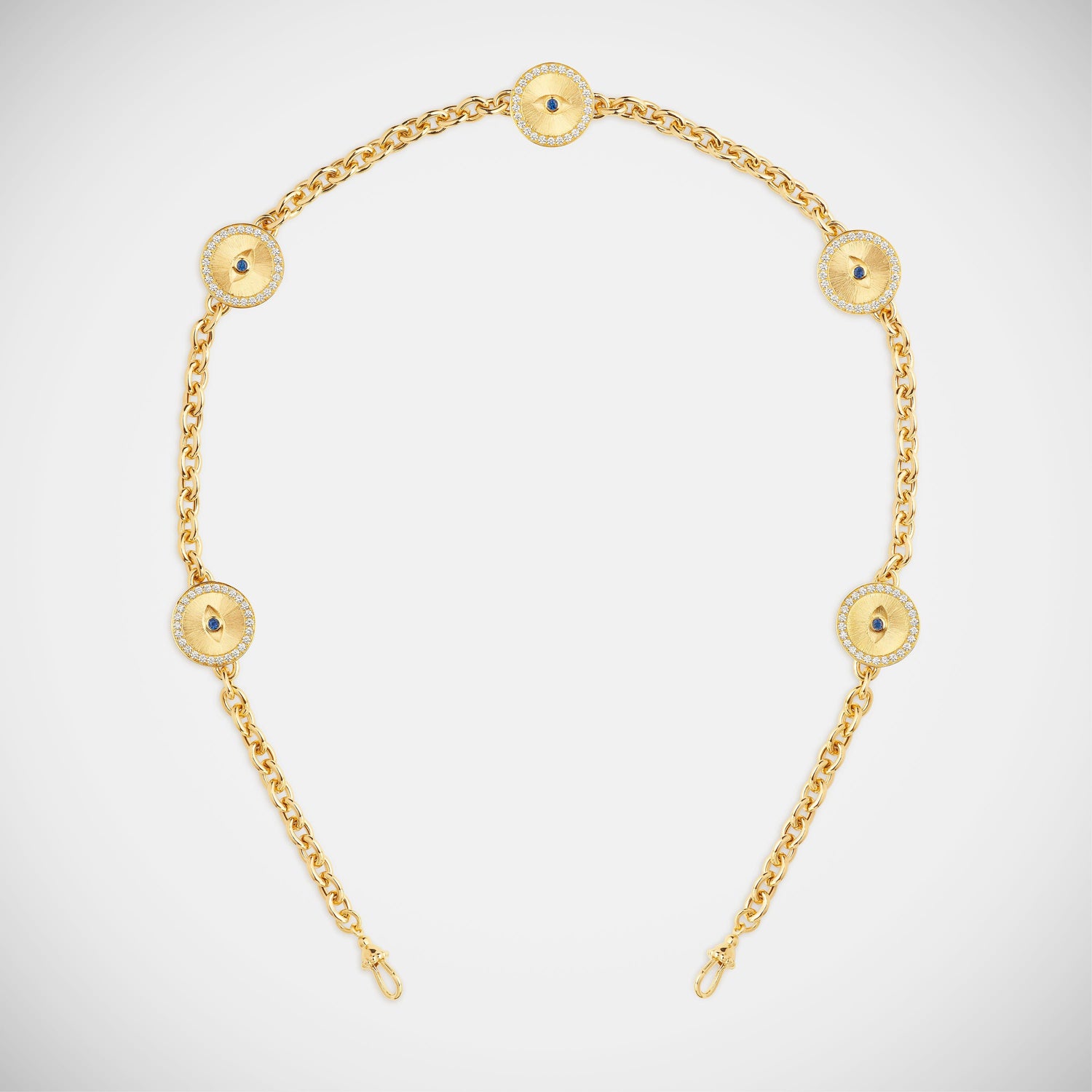 Marie Lichtenberg Staging Chain Evil eye chain 50cm