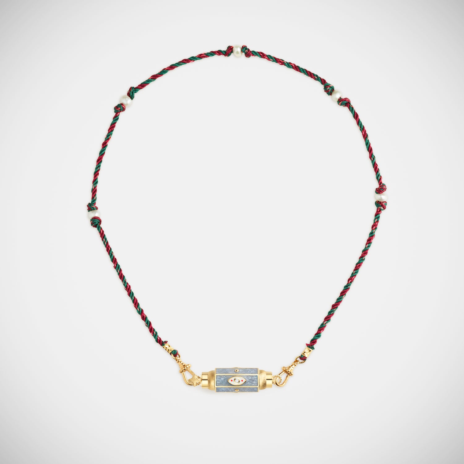 Marie Lichtenberg Staging Baby locket Evil Eye Silver Baby Locket