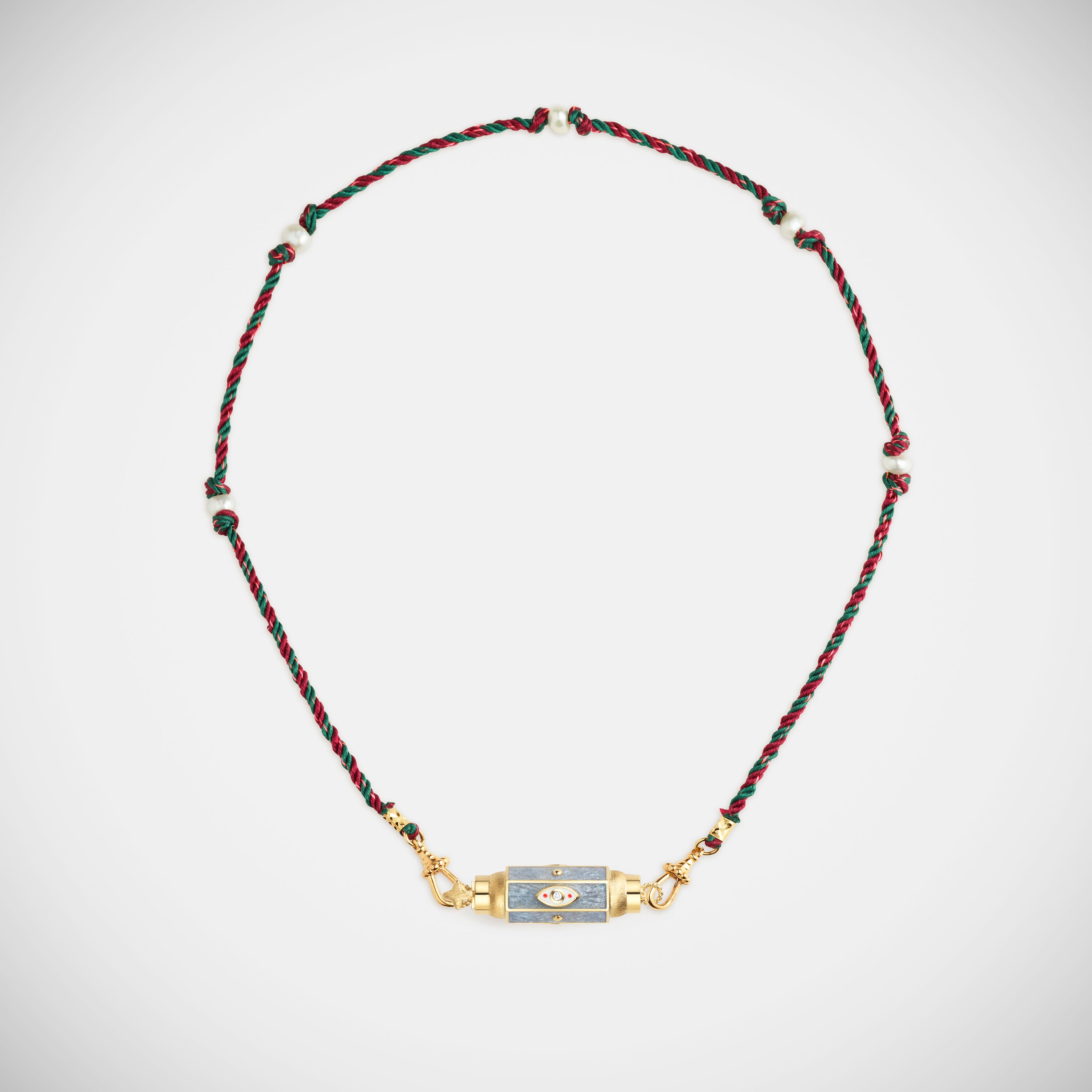 Marie Lichtenberg Staging Baby locket Evil Eye Silver Baby Locket