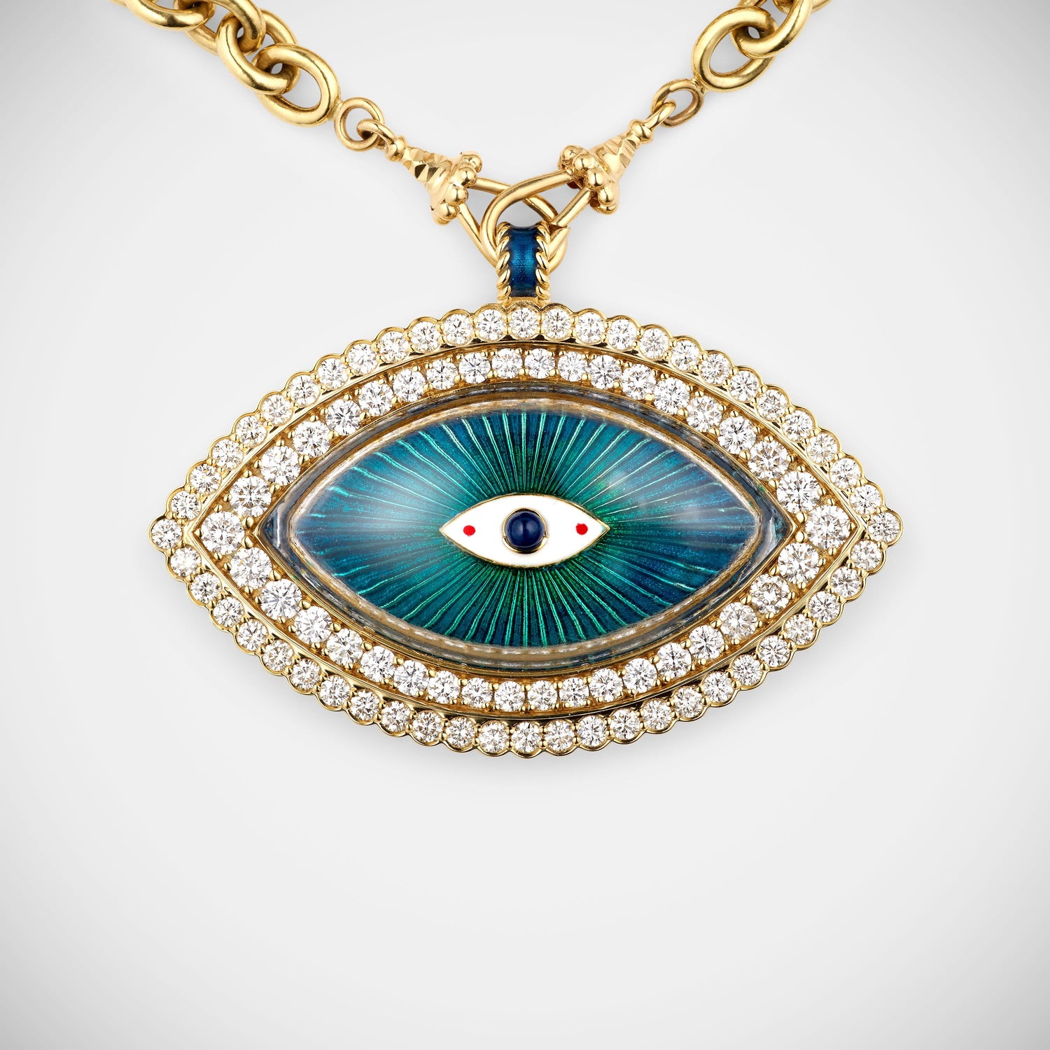 Marie Lichtenberg Staging Pendant Eye play pendant
