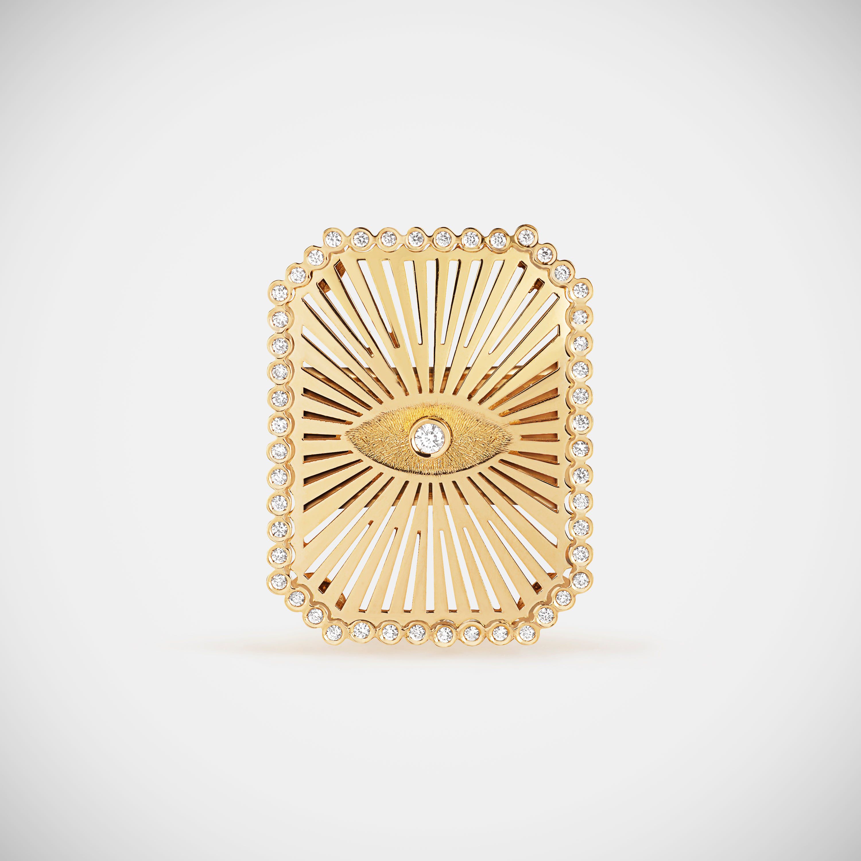 Marie Lichtenberg Staging Ring Eye scap ring