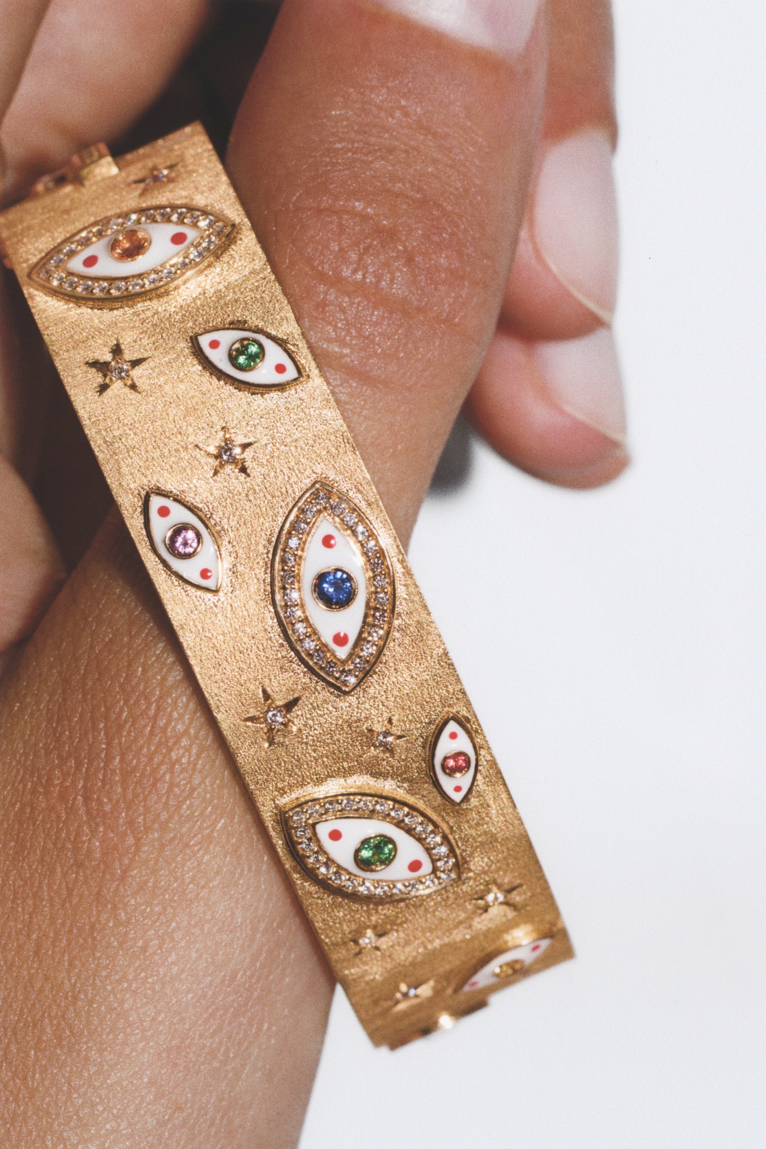 Marie Lichtenberg Staging Bracelet Eye XL Half Cuff Bracelet