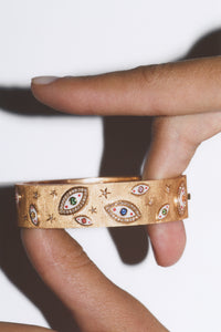 Marie Lichtenberg Staging Bracelet Eye XL Half Cuff Bracelet