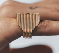 Marie Lichtenberg Staging Ring Heart mini scap ring