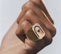 Marie Lichtenberg Staging Ring Heart mini scap ring