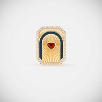 Marie Lichtenberg Staging Ring Heart mini scap ring