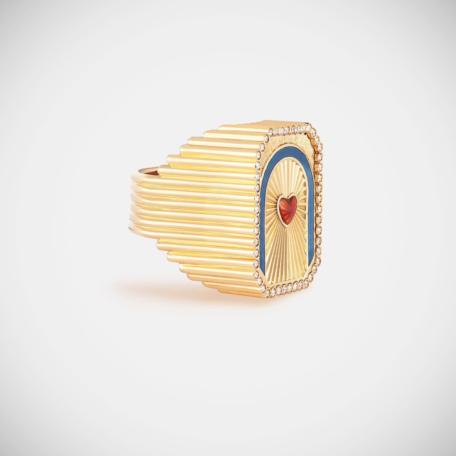 Marie Lichtenberg Staging Ring Heart mini scap ring