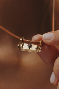 Marie Lichtenberg Staging Baby locket Heart Smash Locket