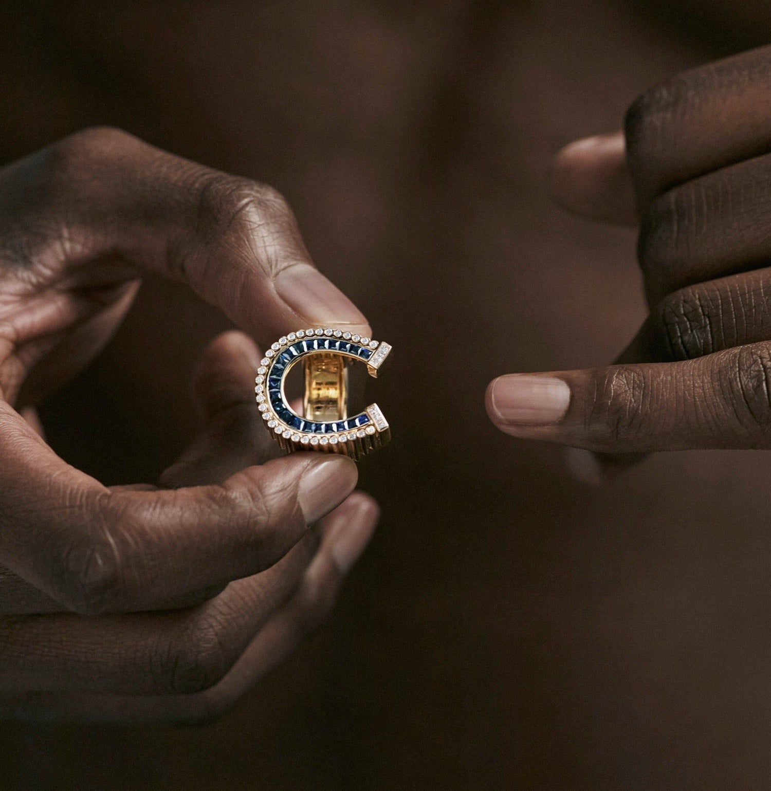 Marie Lichtenberg Staging Ring Horseshoe ring