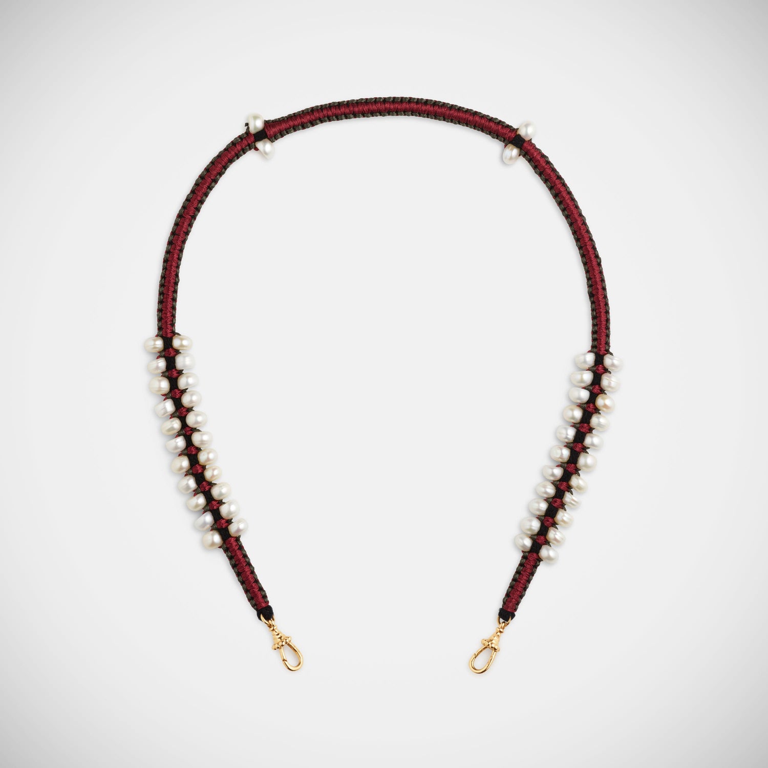 Marie Lichtenberg Staging Link Ica Burgundy and Grey 35cm