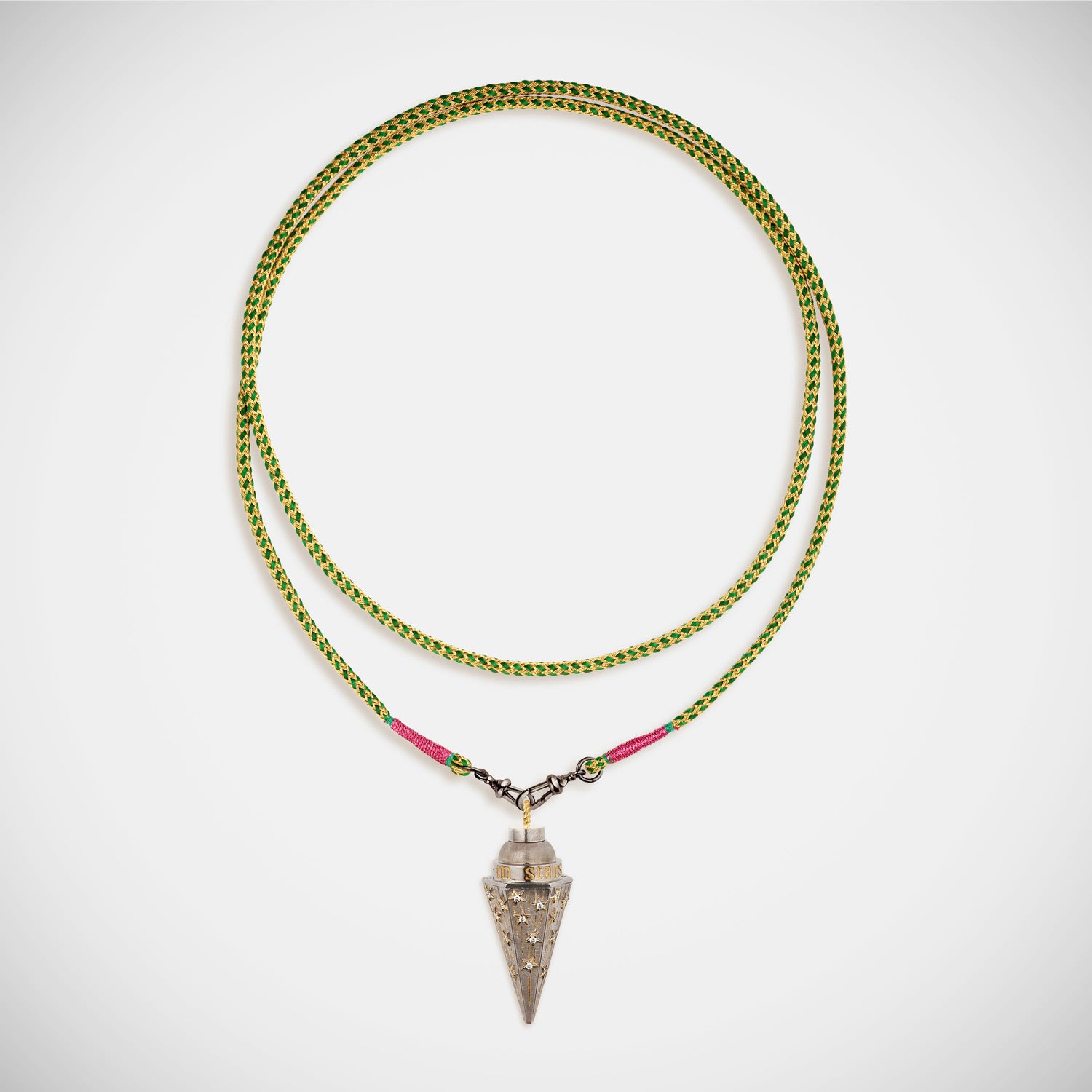 Marie Lichtenberg Staging Pendant In stars we trust pendulum