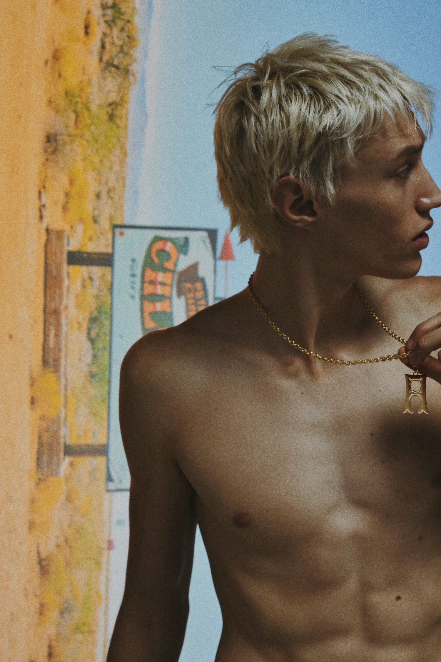 Marie Lichtenberg Staging Pendant Jumbo Letter Charm