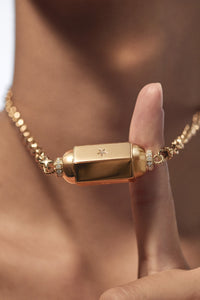 Marie Lichtenberg Staging Locket Jumbo Locket on Rosa Classic Chain