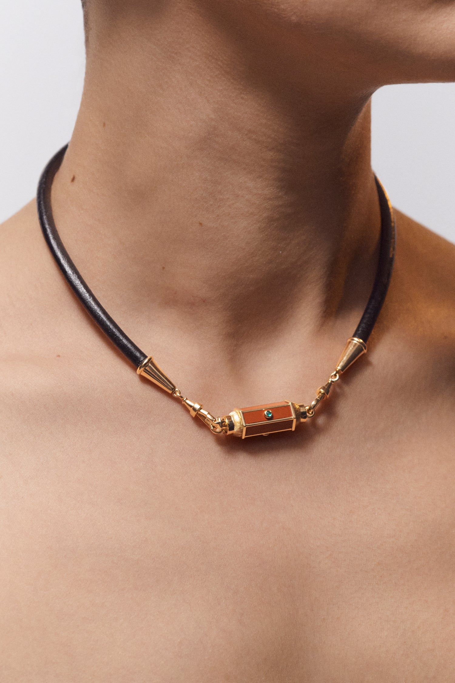 Marie Lichtenberg Staging Link Lasso Black 37cm