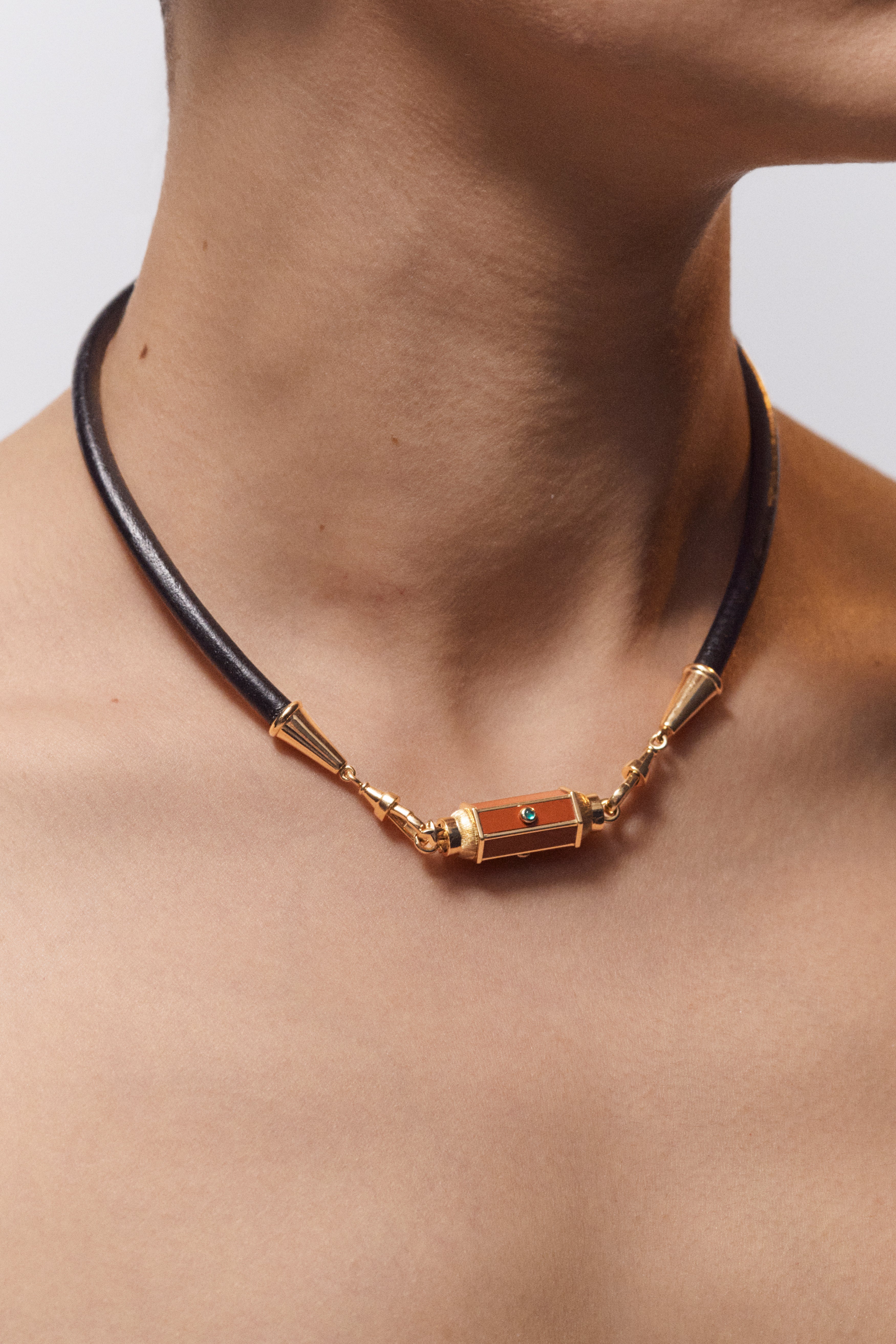 Marie Lichtenberg Staging Link Lasso Black 37cm