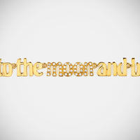 Marie Lichtenberg Staging Chain Love you chain 60cm