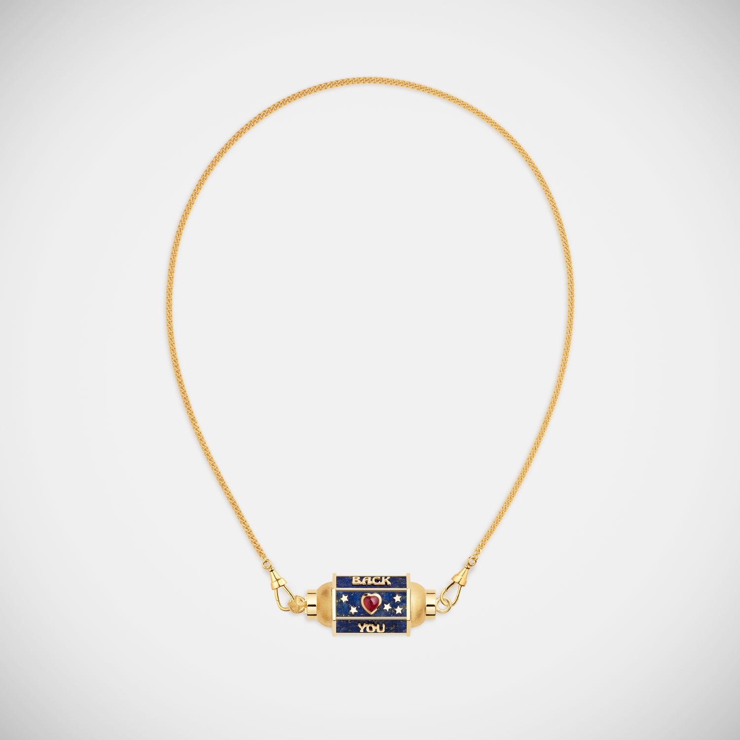 Marie Lichtenberg Staging Locket Love You Lapis Locket Necklace