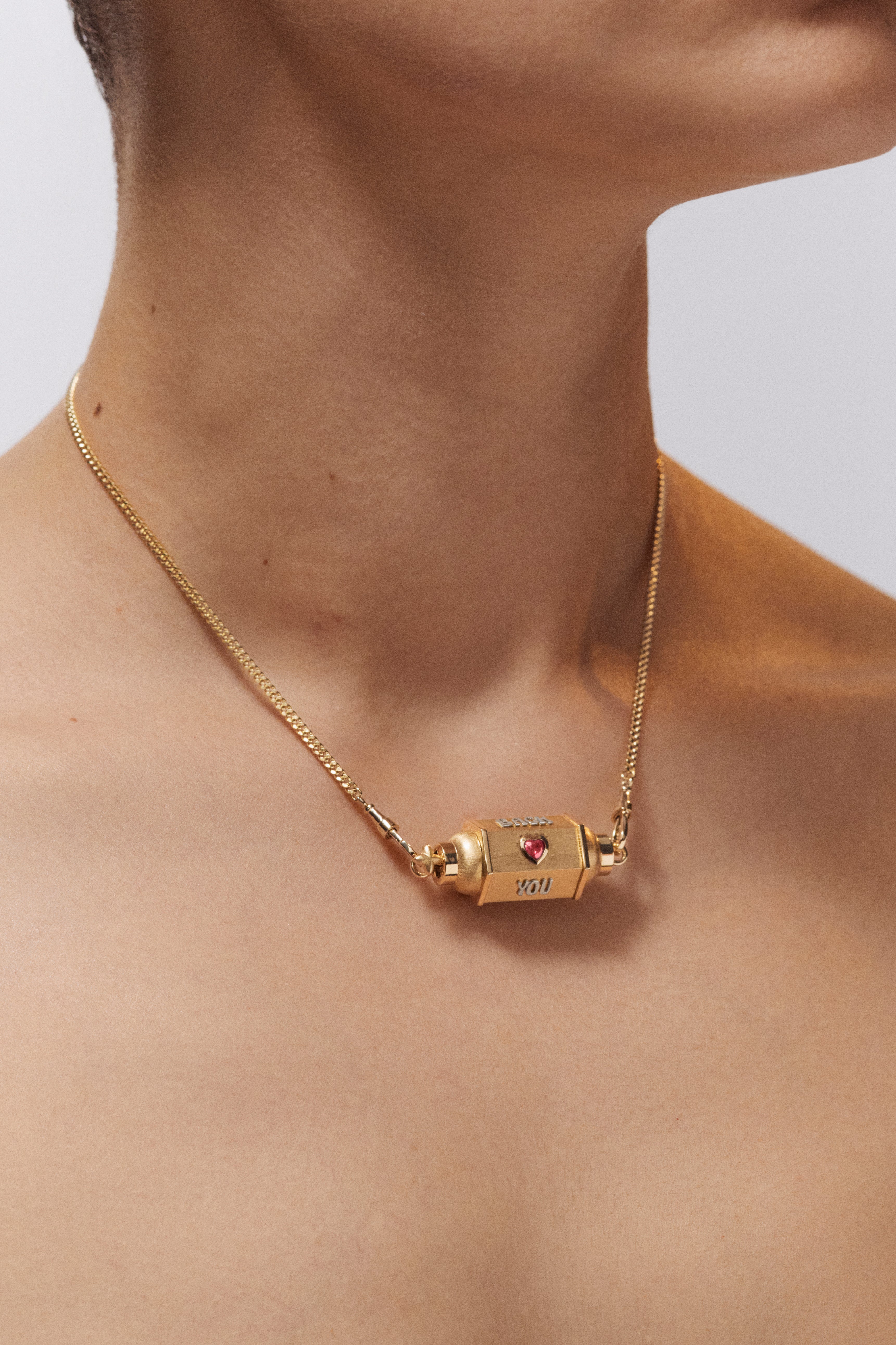 Marie Lichtenberg Staging Locket Love You Locket Necklace