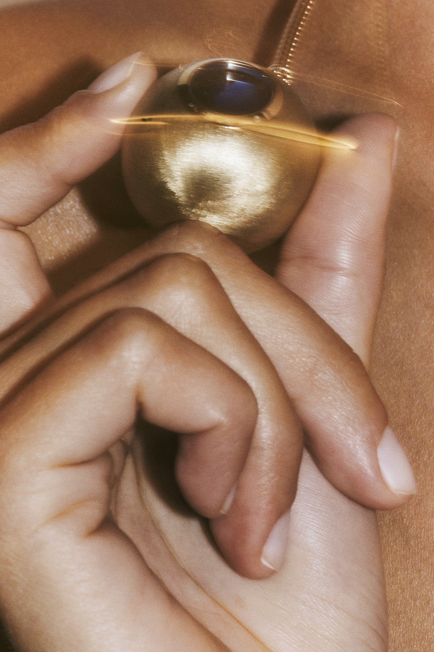 Marie Lichtenberg Staging Pendant Magic 8 Ball Gold