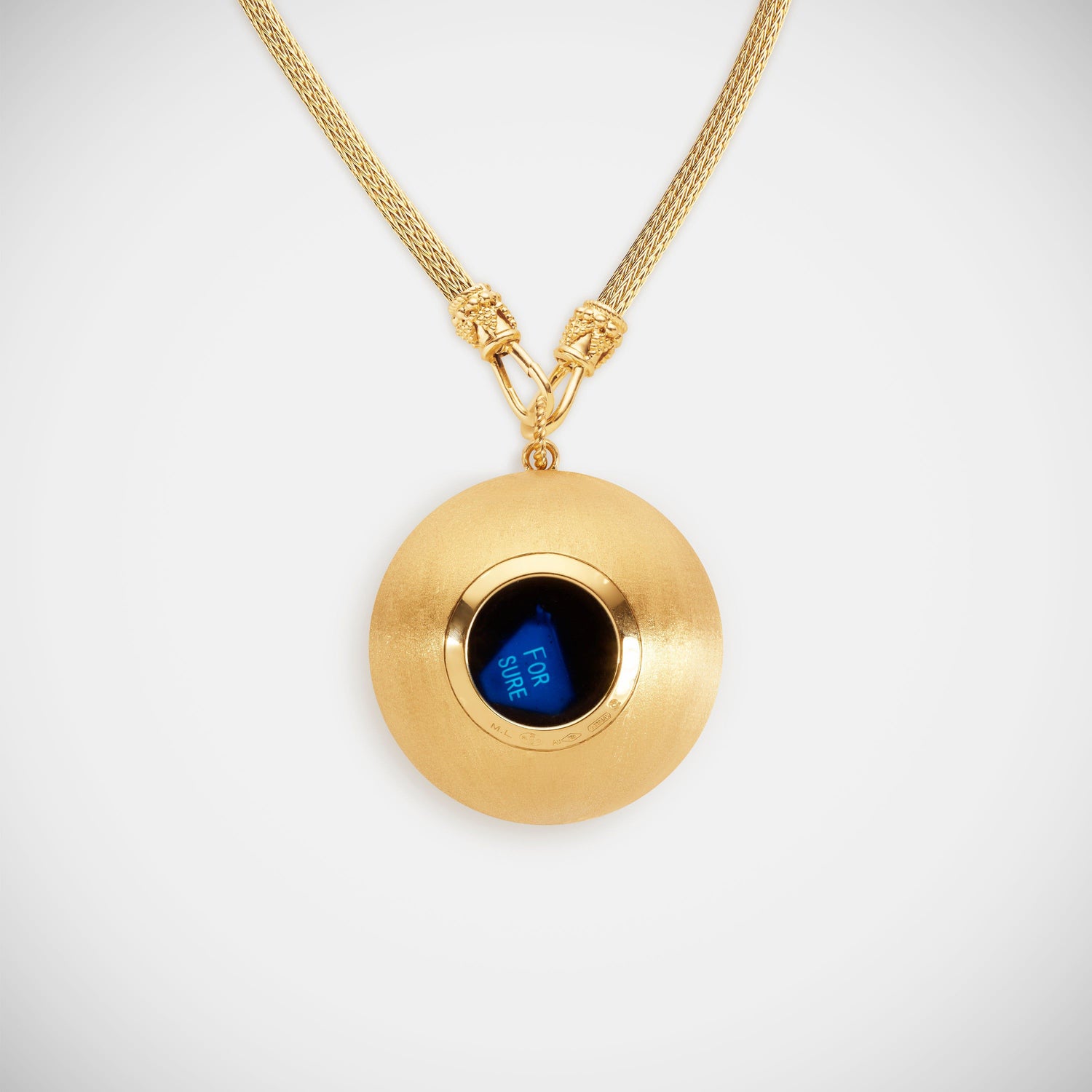 Marie Lichtenberg Staging Pendant Magic 8 Ball Gold