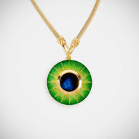 Marie Lichtenberg Staging Pendant Magic 8 Ball Green