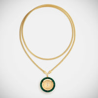 Marie Lichtenberg Staging Pendant Magic 8 Ball Green