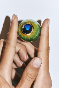 Marie Lichtenberg Staging Pendant Magic 8 Ball Green