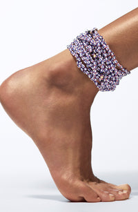 Marie Lichtenberg Staging Link Mauli beads ghana blue 4m