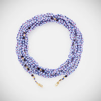 Marie Lichtenberg Staging Link Mauli beads ghana blue 4m