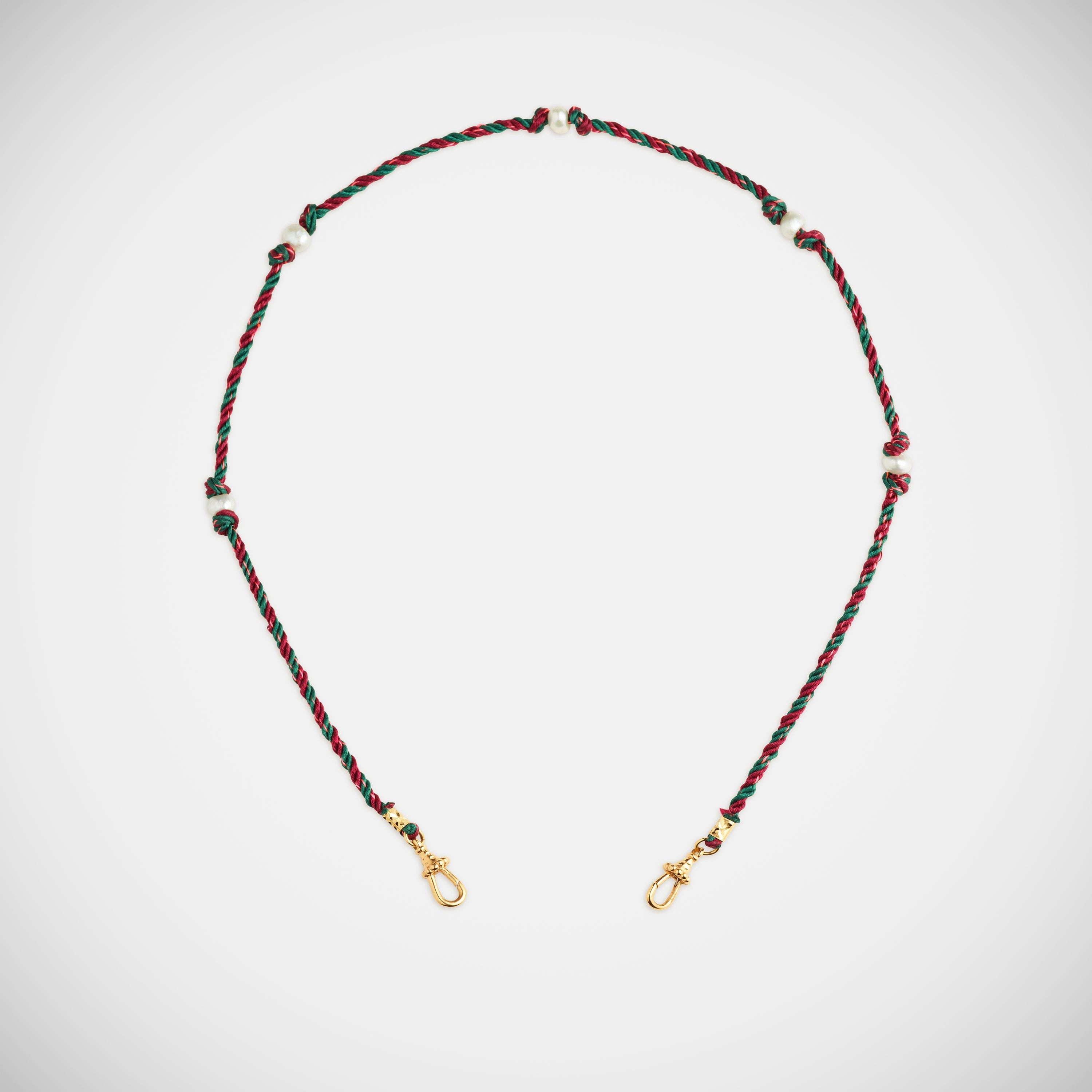 Marie Lichtenberg Staging Link Mauli Silky Burgundy and Green 35cm