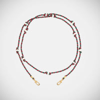 Marie Lichtenberg Staging Link Mauli Silky Burgundy and Green 73cm