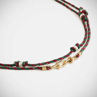 Marie Lichtenberg Staging Link Mauli Silky Burgundy and Green 73cm