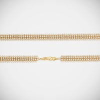 Marie Lichtenberg Staging Chain Mesh Diamond Rivière 37cm