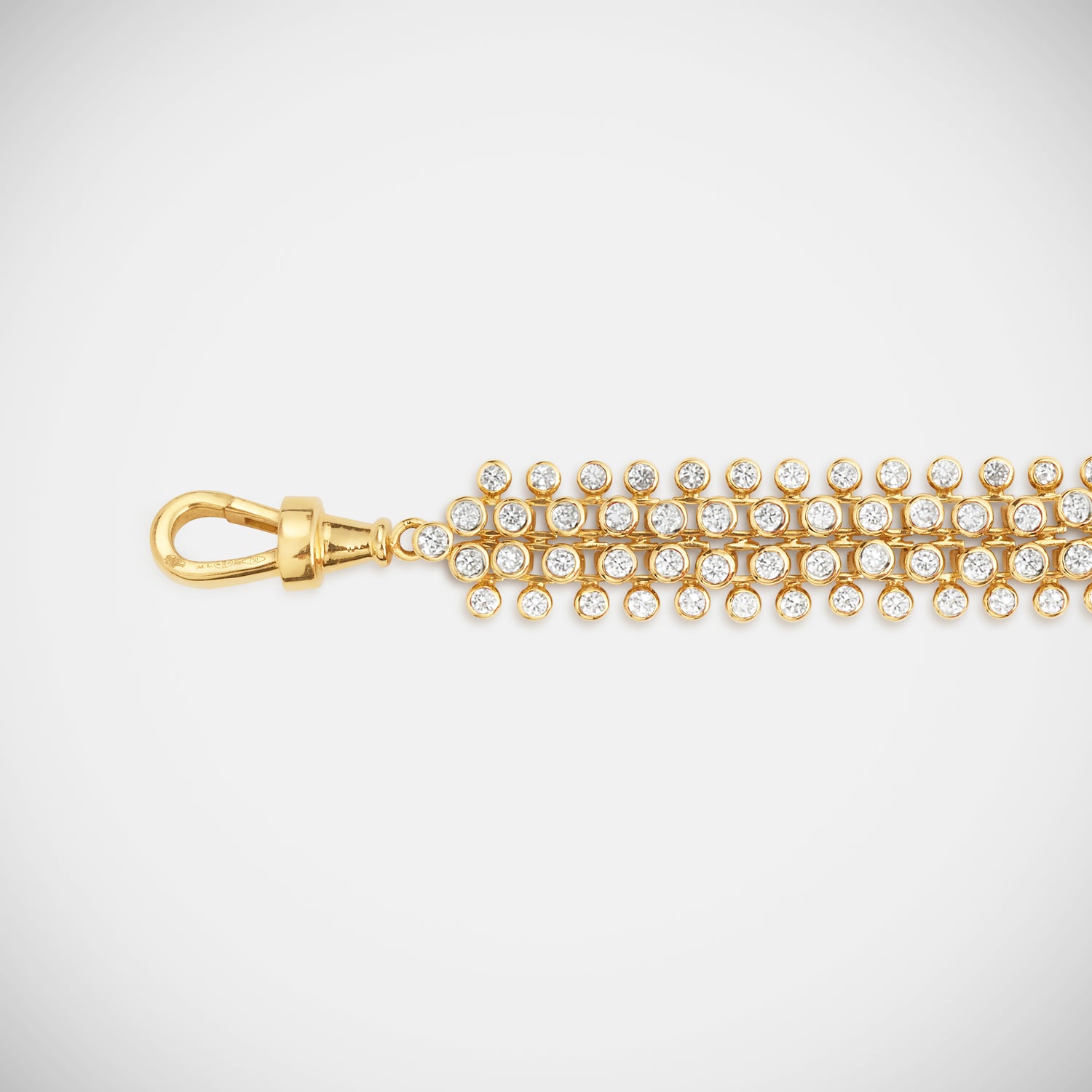 Marie Lichtenberg Staging Chain Mesh Diamond Rivière 37cm