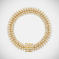 Marie Lichtenberg Staging Chain Mesh Diamonds Bracelet 16cm