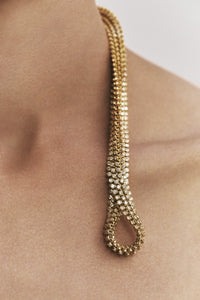 Marie Lichtenberg Staging Chain Mesh Diamonds Rivière 37cm