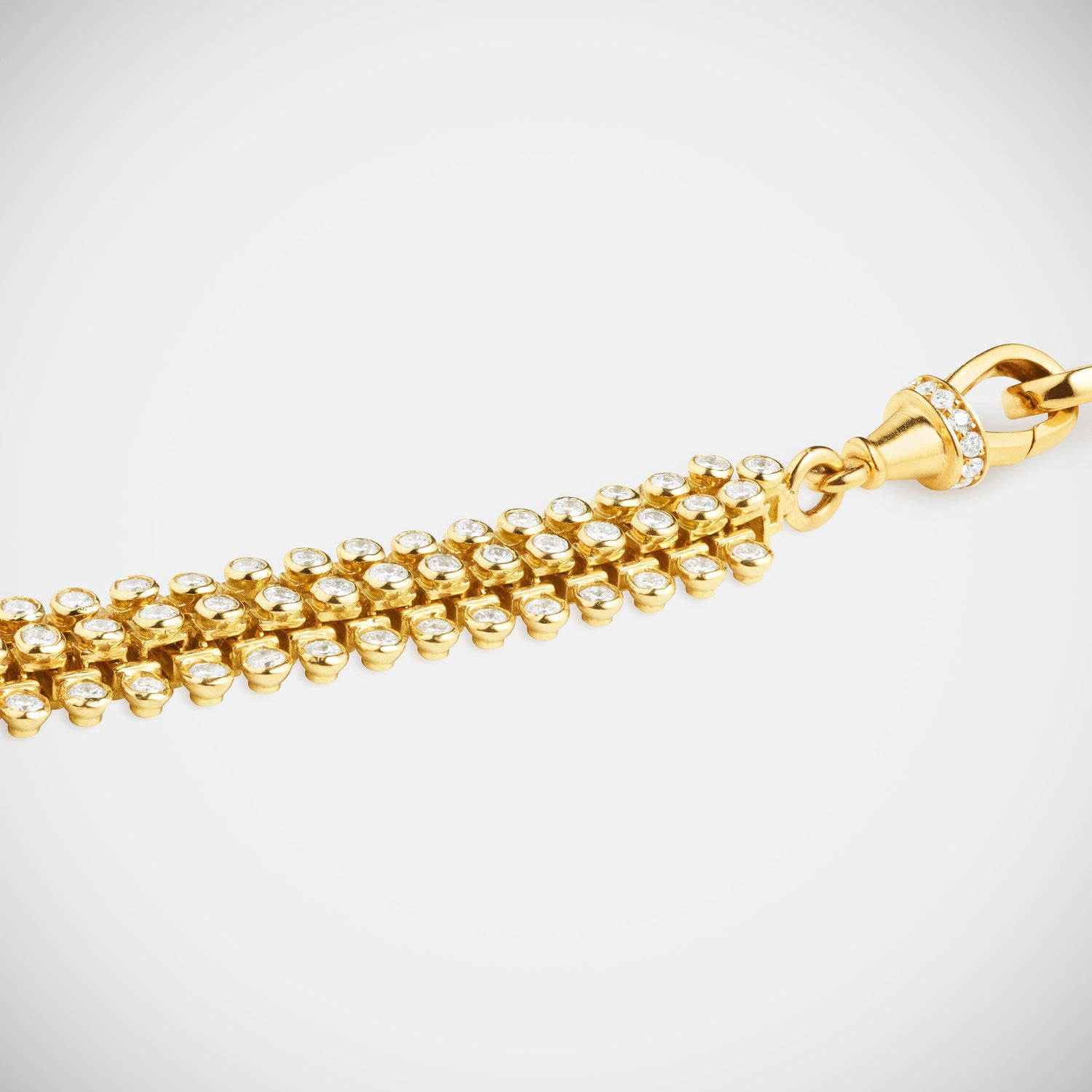 Marie Lichtenberg Staging Chain Mesh Diamonds Rivière 37cm