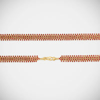 Marie Lichtenberg Staging Chain Mesh Ruby Rivière 73cm