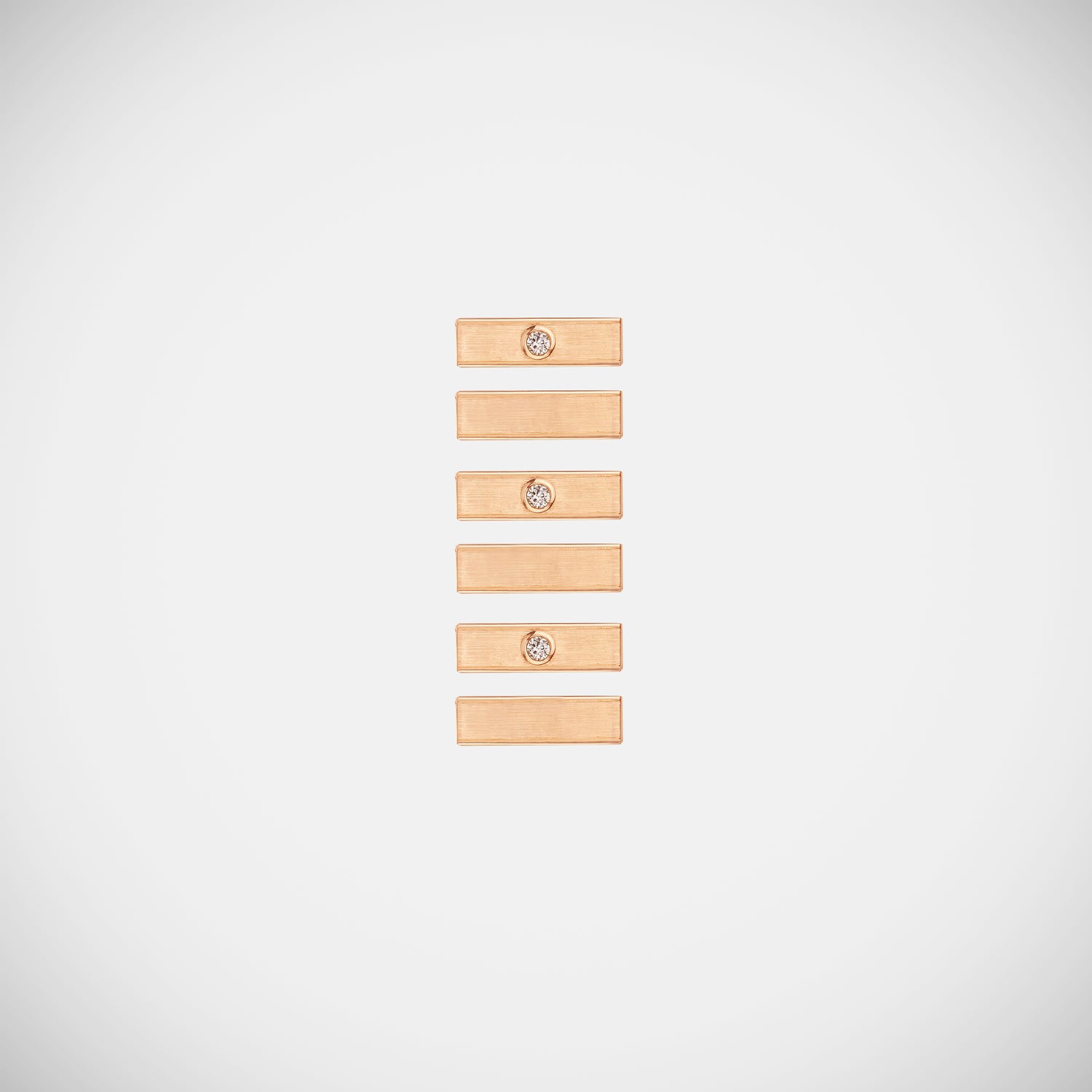 Marie Lichtenberg Staging Baby locket Micro coco diamonds rose gold locket necklace