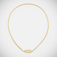 Marie Lichtenberg Staging Baby locket Micro coco Paved Diamonds locket necklace