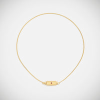 Marie Lichtenberg Staging Baby locket Micro coco ruby locket necklace