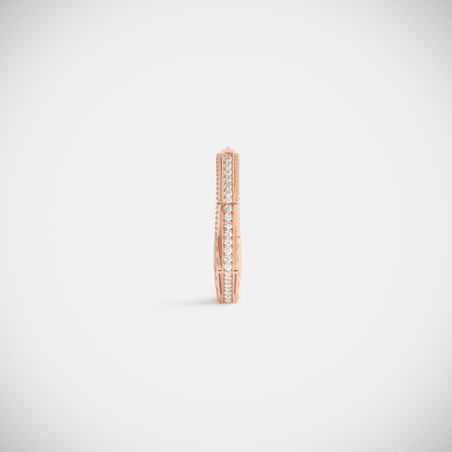 Marie Lichtenberg Staging Earring NYC Diamond Rose Earring medium