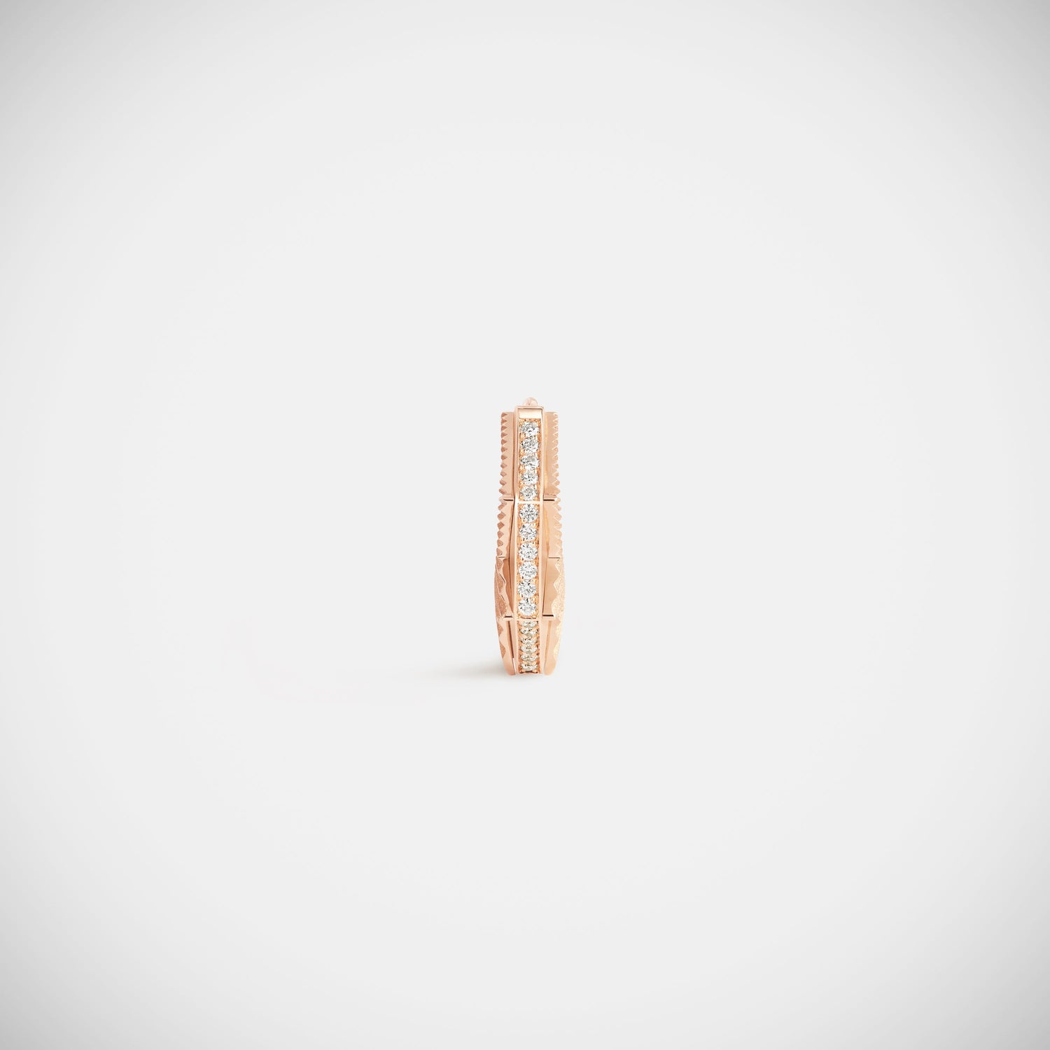 Marie Lichtenberg Staging Earring NYC Diamond Rose Earring small