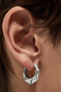 Marie Lichtenberg Staging Earring NYC Diamond White Earring medium