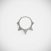 Marie Lichtenberg Staging Earring NYC Diamond White Earring medium