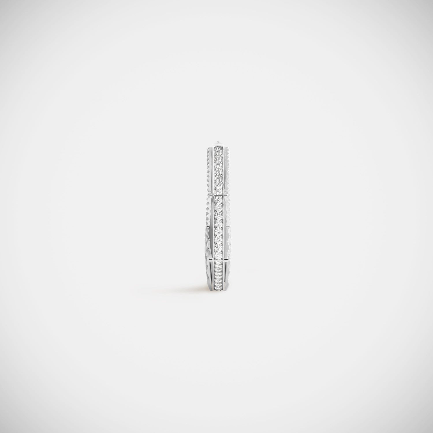 Marie Lichtenberg Staging Earring NYC Diamond White Earring medium