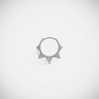 Marie Lichtenberg Staging Earring NYC Diamond White Earring small