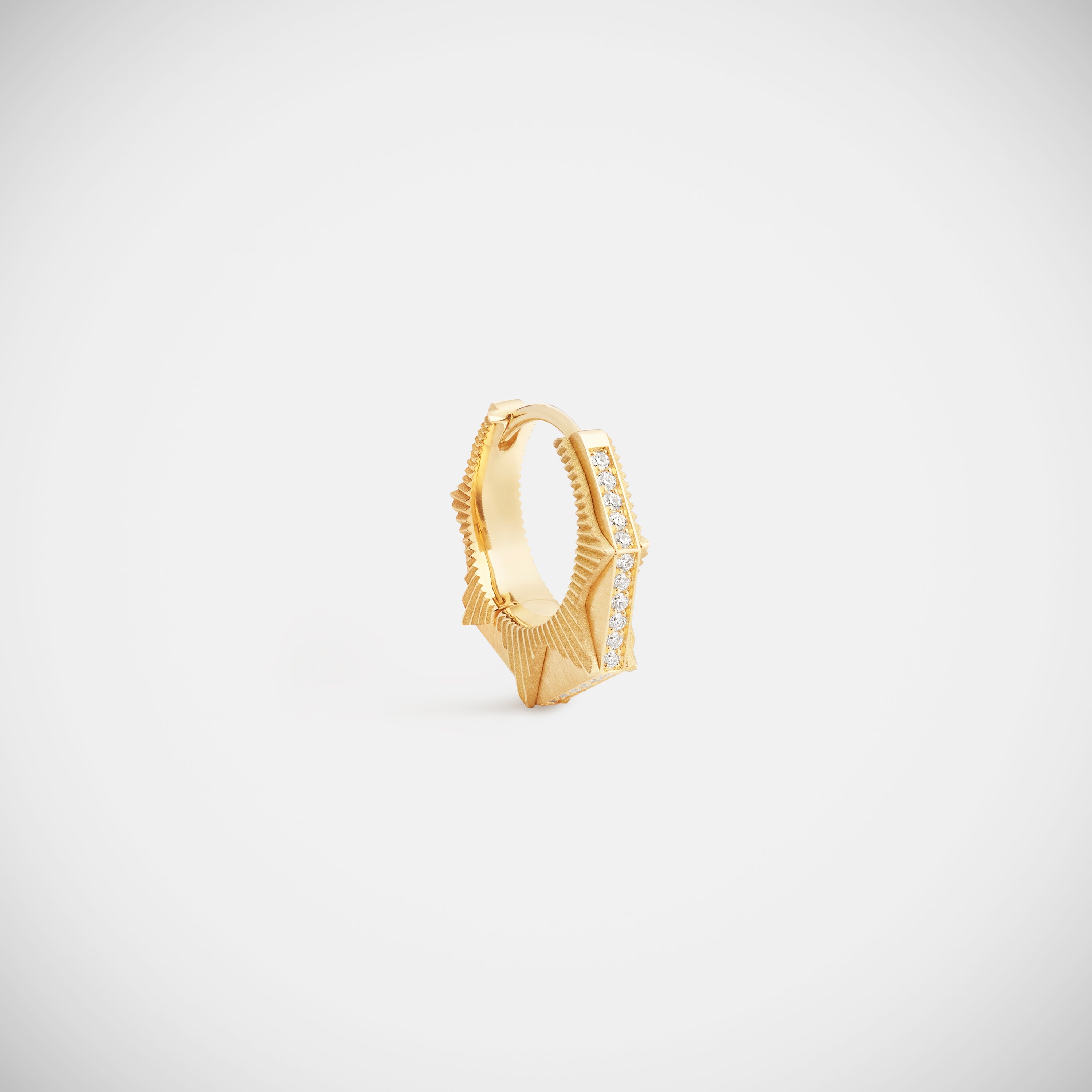 Marie Lichtenberg Staging Earring NYC Diamond Yellow Earring small